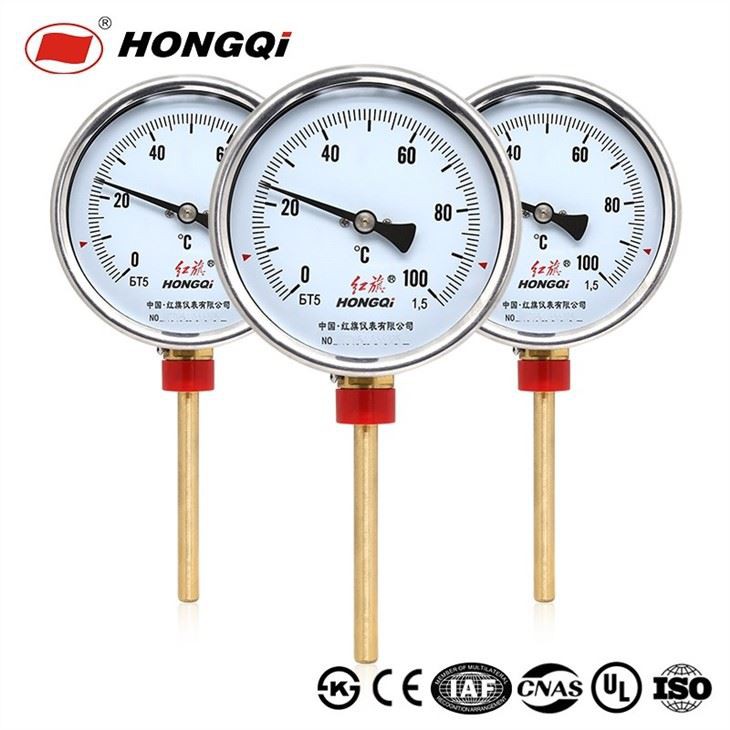 Hongqi Industrial-grade bi-metal thermometer