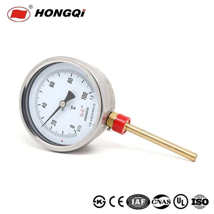 Hongqi stainless steel Industrial-grade bi-metal thermometer