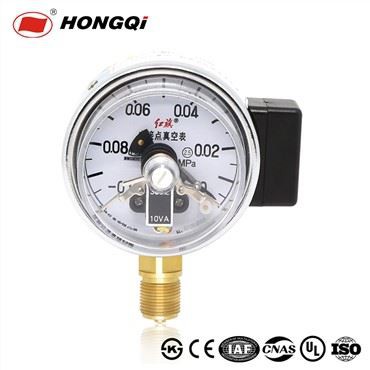 مانومتر تماس الکتریکی YXC-63 Vacuum Lower Mount