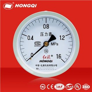 گیج فشار سنج پشتی لوله بوردون اتصال برنجی با کیفیت بالا