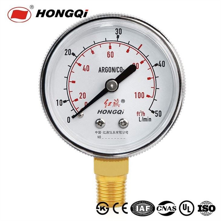 Gas flowmeter or pressure gauge