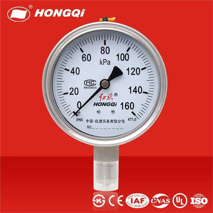 100mm Stainless Steel Liquid Filled Fuel Pressure Gauge