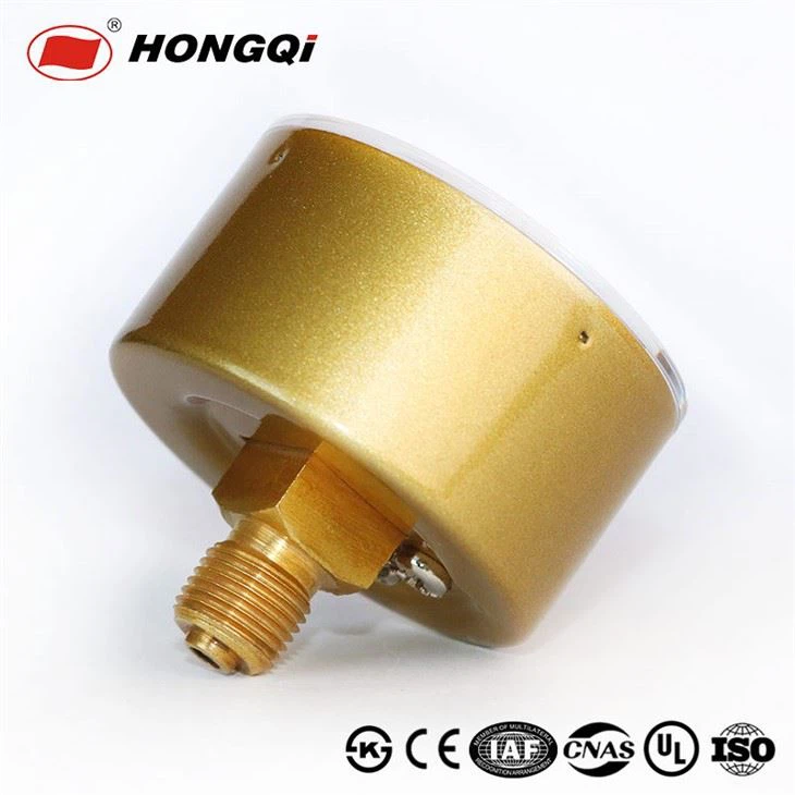 Customizable Double Scale Axial Pressure Gauge