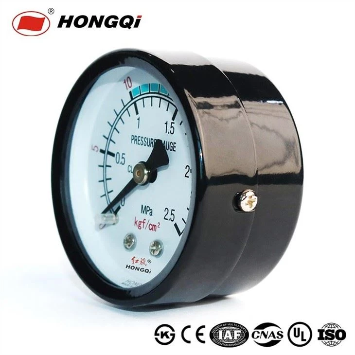 Install gas pressure gauge directly