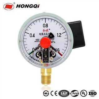 2.5/4/6 اینچ هشدار مغناطیسی فشار سنج تماسی الکتریکی با CE/UL/Ks/ISO
